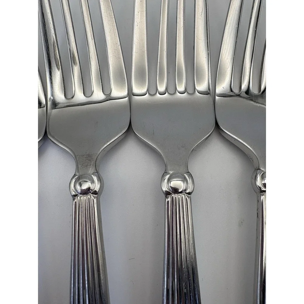 Waterford Carleton Stainless Salad Forks Set of 4 18/10 China